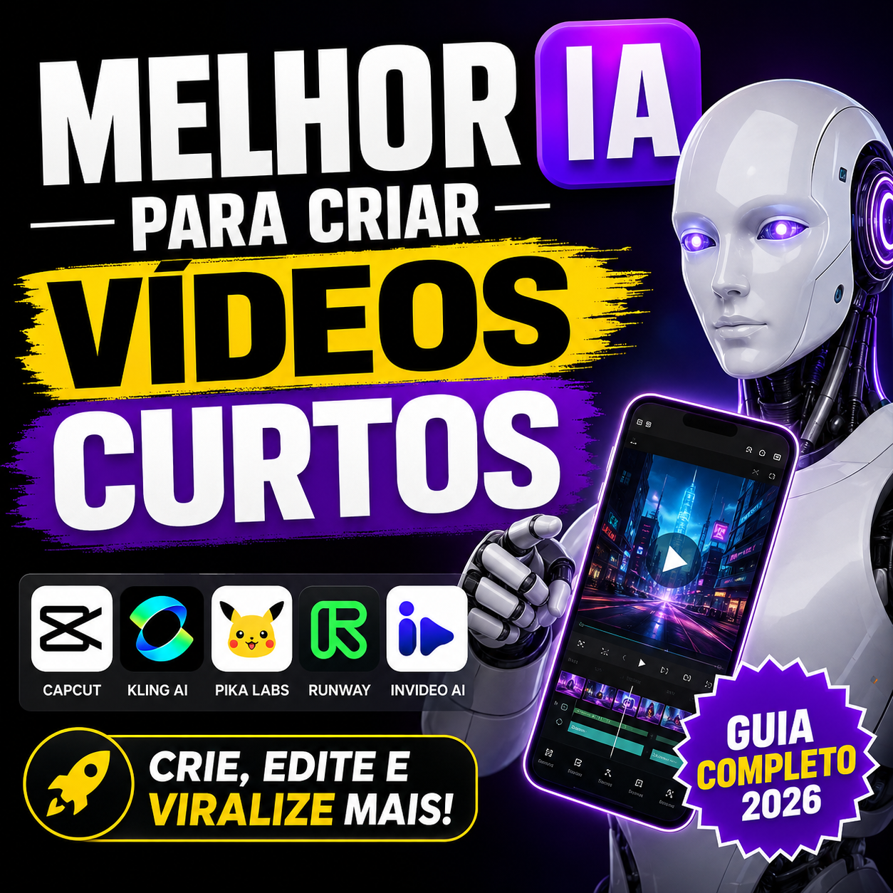 melhor ia para videos curtos